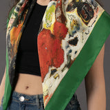 Arpita Landscape Square Stole