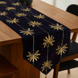 Ashwin Gold 4 Seater Table Runner