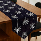 Ashwin Silver 4 Seater Table Runner