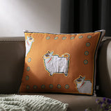 Jamini Bull Orange Cushion L