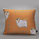 Jamini Bull Orange Cushion L