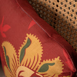 Yellow Flower Square Cushion S