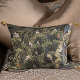 Ramayana Green Cushion L