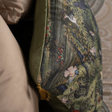 Ramayana Green Cushion L