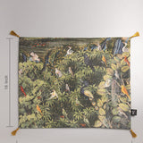 Ramayana Green Cushion L