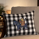 Jamini Man On Tiger Cushion L