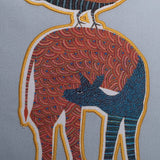 Nankushiya Blue Round Cushion