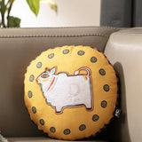 Jamini Cow Apricot Cushion
