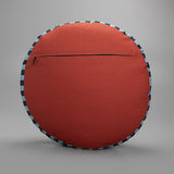 Jamini Cat Red Round Cushion