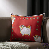 Jamini Bull Brown Cushion L