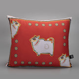 Jamini Bull Brown Cushion L