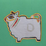 Jamini Bull Green Cushion L