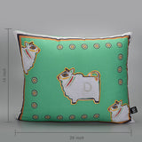 Jamini Bull Green Cushion L