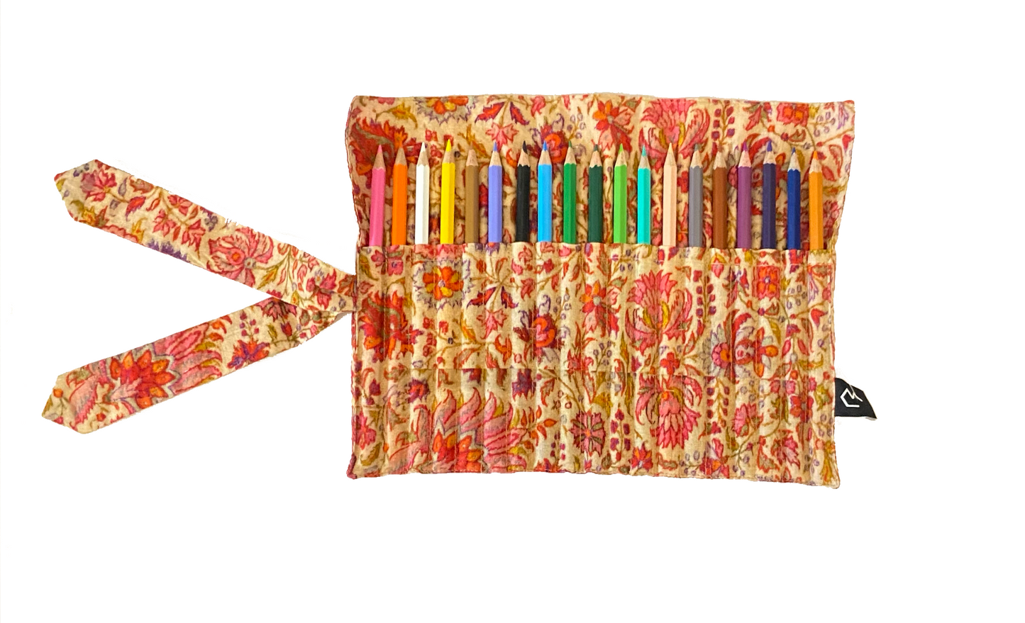 Fabric - Pencil Pouch with Colored Pencil