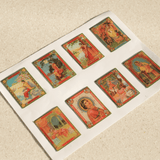 Textile Label Stickers (Set of 8)