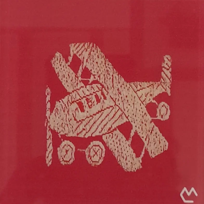 Aeroplane Brocade Coaster