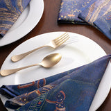 Farmers In Blue Napkins