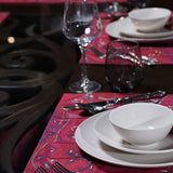 Kantha Red Placemat (1)