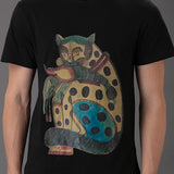 Cat Eating Prawn Unisex T-Shirt