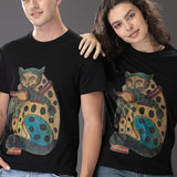 Cat Eating Prawn Unisex T-Shirt
