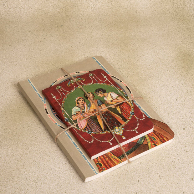 Chromolithograph Inspired Paperback Notebook