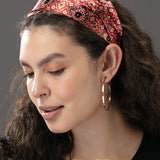 Orange Pattern Hairband