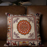 Orange Art Cushion Cover L