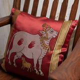 Cow In Red Cushion Cover S