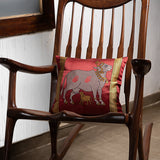 Brocade Inspired Cushion Cover