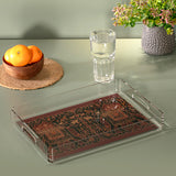 Patola Textile Tray S (Ceremonial Ikat Acrylic Tray)