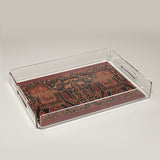 Patola Textile Tray S (Ceremonial Ikat Acrylic Tray)