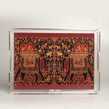 Patola Textile Tray S (Ceremonial Ikat Acrylic Tray)