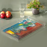 Jamini Flower Acrylic Tray L