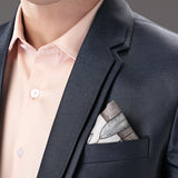 Leaf Print Pocket Square S