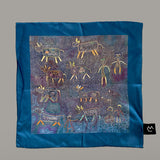 Kantha Blue Pocket Square S