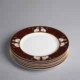 Cat With Fish Dinner Plate (Single)