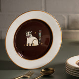 Cat With Fish Quarter Plate(1)