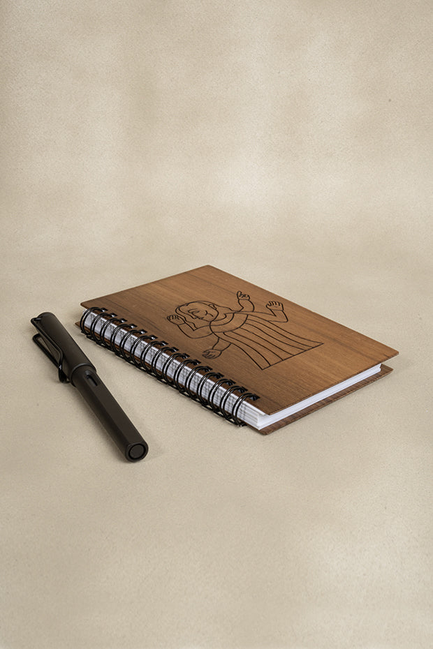 Arpita Singh Wooden Notebook Small