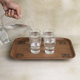 Jogen Flower Vase Wooden Tray
