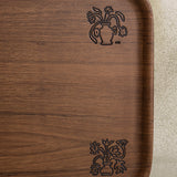 Jogen Flower Vase Wooden Tray