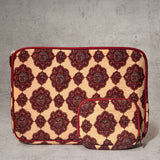 Beige Pichwai Laptop Sleeve