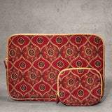 Red Pichwai Laptop Sleeve