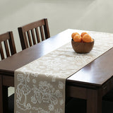 Jogen Off-White 6 Seater Table Runner