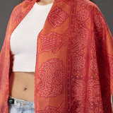 Bandhani Print Silk Stole S