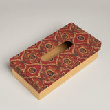 Red Pichwai Tissue Box