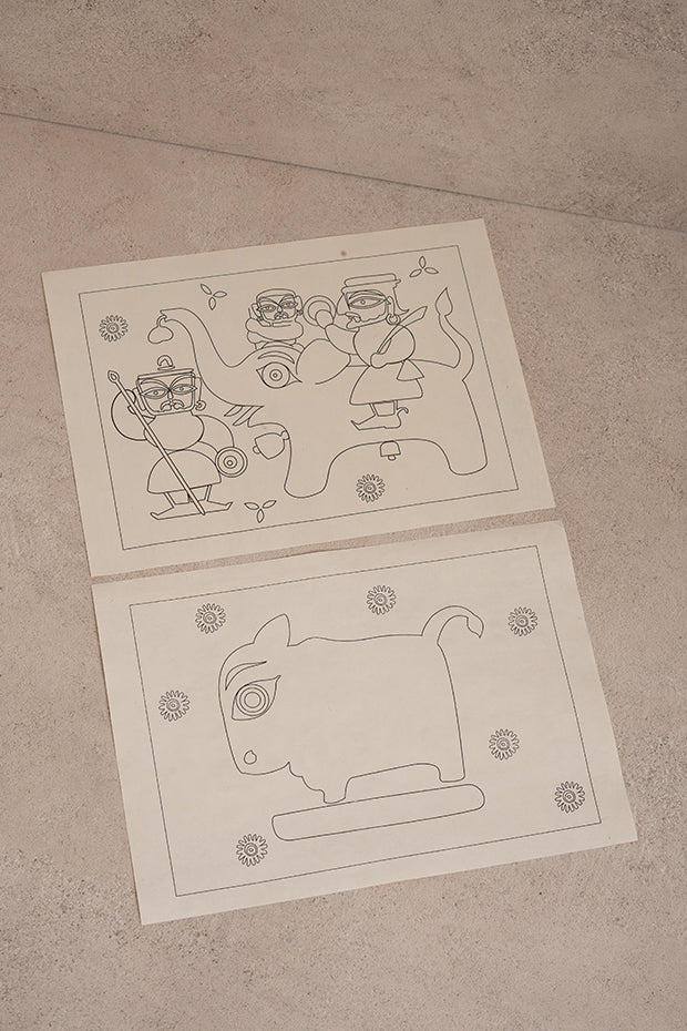 Jamini Roy's DIY Colouring Kit