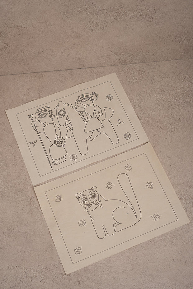 Jamini Roy's DIY Colouring Kit