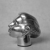 Lady Head Silver Sculpture S