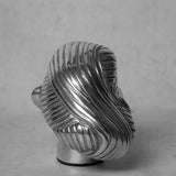 Lady Head Silver Sculpture S