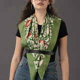 Jangarh Birds Square Stole